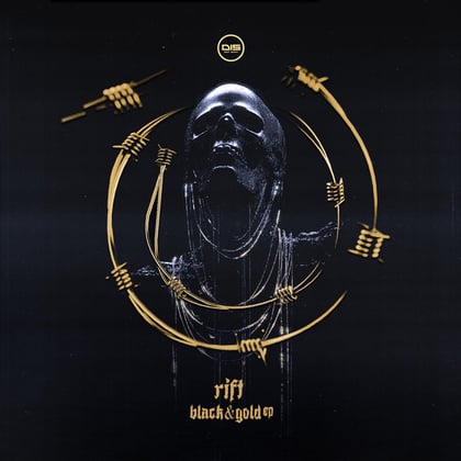 Black & Gold EP album by Rift - Drum and Bass Cover Art