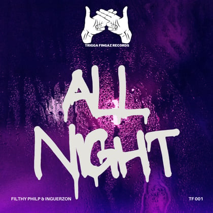 All Night album by Filthy Philp - Drum and Bass Cover Art