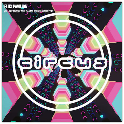 Pull the Trigger (Remixes) album by Andromedik, Flux Pavilion & Cammie Robinson - Drum and Bass Cover Art