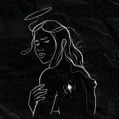 Angels album by Simula - Drum and Bass Cover Art