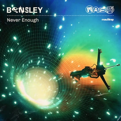Never Enough album by Bensley - Drum and Bass Cover Art
