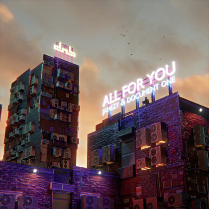 All For You album by Document One & Jamezy - Drum and Bass Cover Art