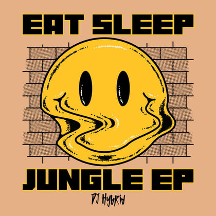 Eat Sleep Jungle EP album by DJ Hybrid - Drum and Bass Cover Art