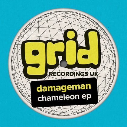 Chameleon EP album by Damageman - Drum and Bass Cover Art