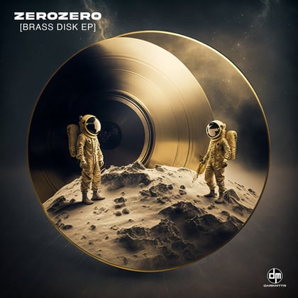 Brass Disk - EP album by ZeroZero, Dunk & Teknian - Drum and Bass Cover Art
