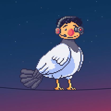 Birds Aren't Real album by LMNOP - Drum and Bass Cover Art