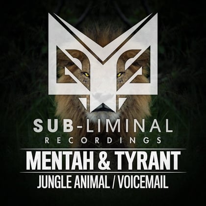 Jungle Animal / Voicemail album by Mentah - Drum and Bass Cover Art