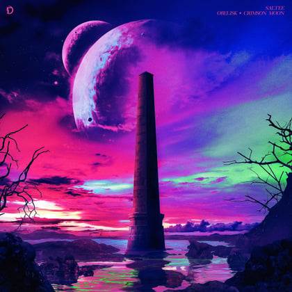 Obelisk / Crimson Moon album by Saltee - Drum and Bass Cover Art