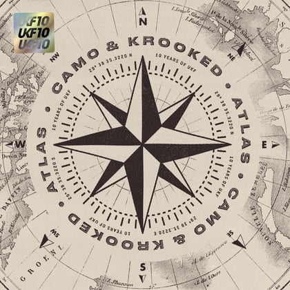 Atlas [UKF10] album by Camo & Krooked - Drum and Bass Cover Art