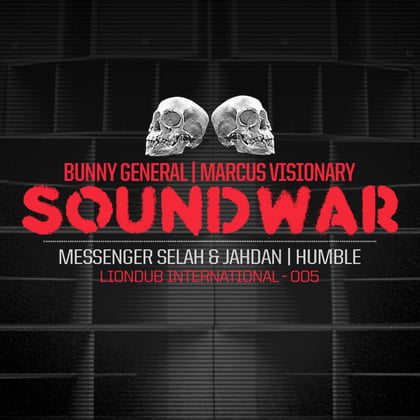 Sound War album by Marcus Visionary - Drum and Bass Cover Art