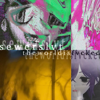 The World Is Fvcked album by Sewerslvt - Drum and Bass Cover Art