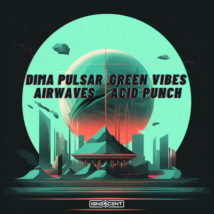 Airwaves / Acid Punch album by Green Vibes - Drum and Bass Cover Art