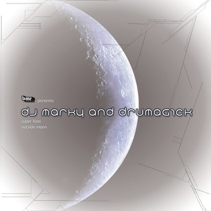 Super Bass / Outside Moon (Bmr004) album by High Contrast, DJ Marky & Drumagick - Drum and Bass Cover Art