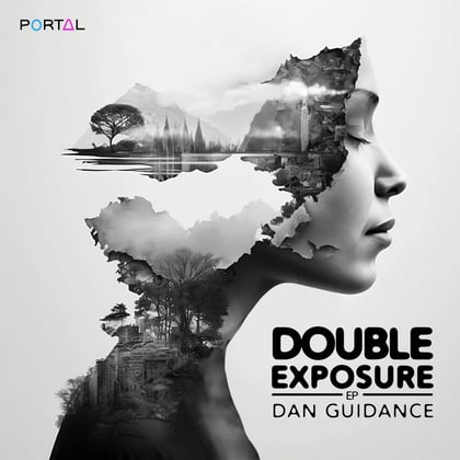 Double Exposure EP album by Dan Guidance - Drum and Bass Cover Art