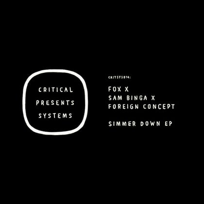 Critical Presents: Systems 014 - Simmer Down EP album by Fox - Drum and Bass Cover Art