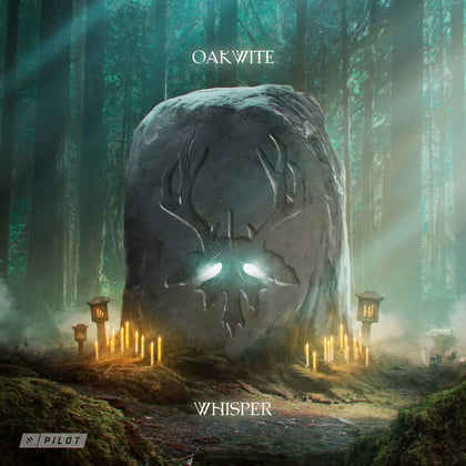 Whisper album by Oakwite - Drum and Bass Cover Art