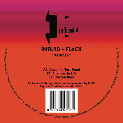 Dead EP album by Fleck - Drum and Bass Cover Art