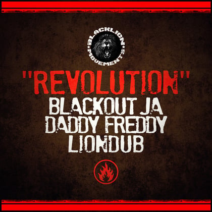 Revolution album by Lowriderz, Liondub, Blackout JA & Daddy Freddy - Drum and Bass Cover Art