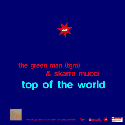 Top of the World album by The Green Man (TGM) - Drum and Bass Cover Art