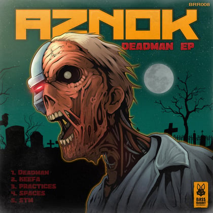 Deadman album by Aznok - Drum and Bass Cover Art