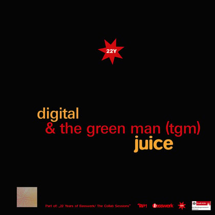 Juice album by Digital & The Green Man (TGM) - Drum and Bass Cover Art