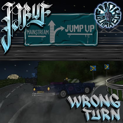 Wrong Turn album by Pruf - Drum and Bass Cover Art