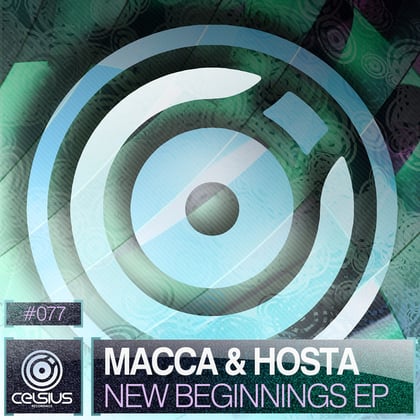 New Beginnings EP album by Macca - Drum and Bass Cover Art