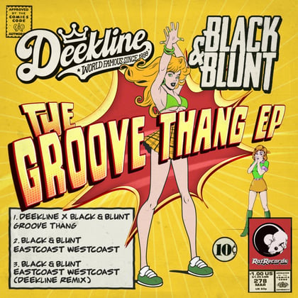 The Groove Thang EP album by Deekline - Drum and Bass Cover Art