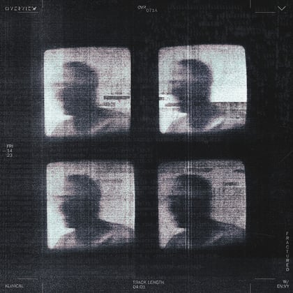 Fractured album by Klinical - Drum and Bass Cover Art