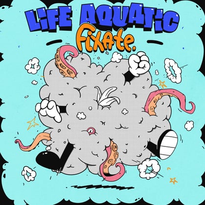 Life Aquatic album by Fixate - Drum and Bass Cover Art