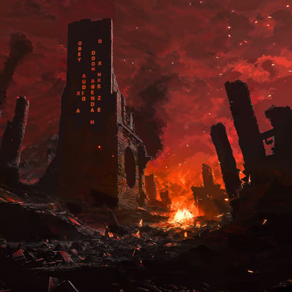 Doom Agenda EP album by Audio - Drum and Bass Cover Art