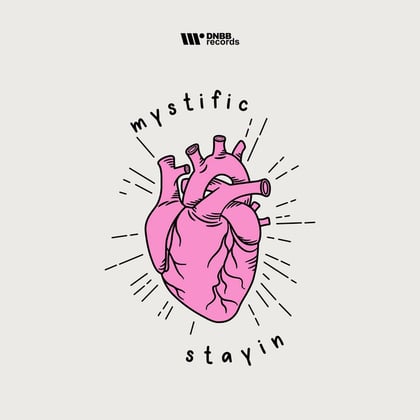 Stayin album by Mystific - Drum and Bass Cover Art
