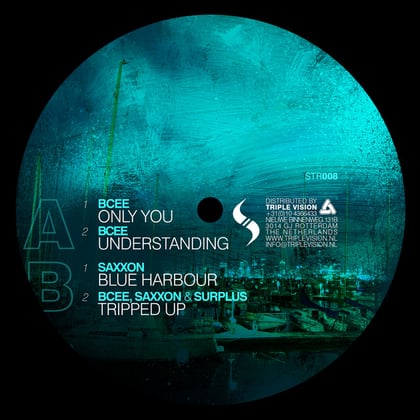 Blue Harbour EP album by BCee & Saxxon - Drum and Bass Cover Art