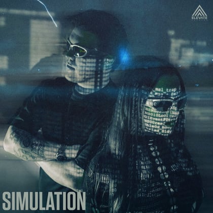 Simulation album by T95 - Drum and Bass Cover Art