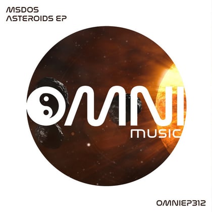 Asteroids EP album by MSDOS - Drum and Bass Cover Art