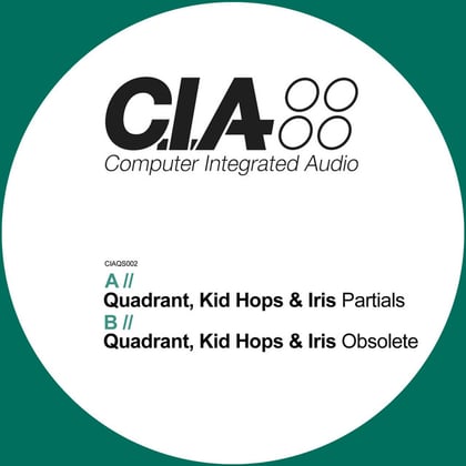 Partials / Obsolete album by Quadrant & DEAD BATTERY - Drum and Bass Cover Art