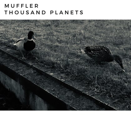 Thousand Planets album by Muffler - Drum and Bass Cover Art