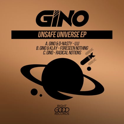 Unsafe Universe album by D-Nasty - Drum and Bass Cover Art