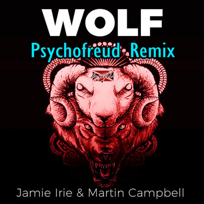 Wolf Remix album by Psychofreud - Drum and Bass Cover Art
