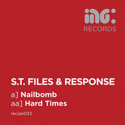 Nailbomb / Hard Times album by ST Files & Response - Drum and Bass Cover Art