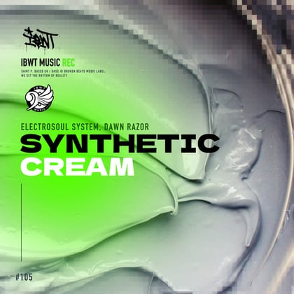 Synthetic Cream album by Electrosoul System & Dawn Razor - Drum and Bass Cover Art