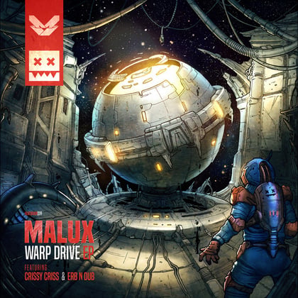 Warp Drive EP album by Malux & Erb n Dub - Drum and Bass Cover Art