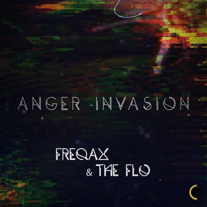 Anger Invasion album by Freqax - Drum and Bass Cover Art