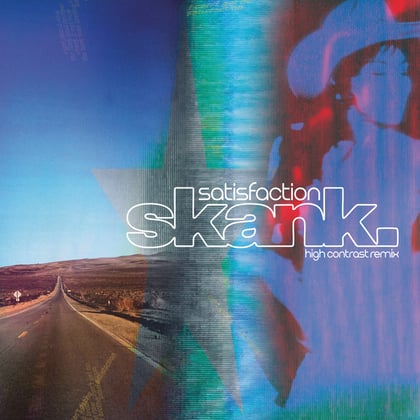 Satisfaction Skank (High Contrast Remix) album by High Contrast, Fatboy Slim & The Rolling Stones - Drum and Bass Cover Art