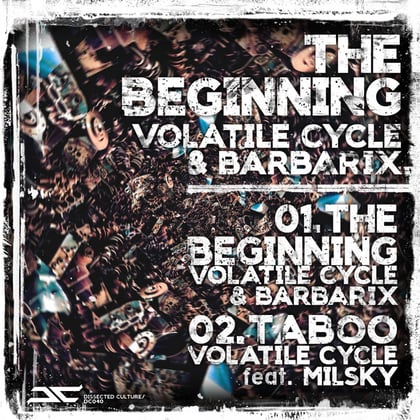 The Beginning album by Volatile Cycle - Drum and Bass Cover Art