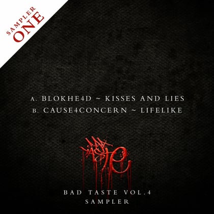 Bad Taste, Vol. 4 (Sampler 1) album by BLOKHE4D & Cause4Concern - Drum and Bass Cover Art