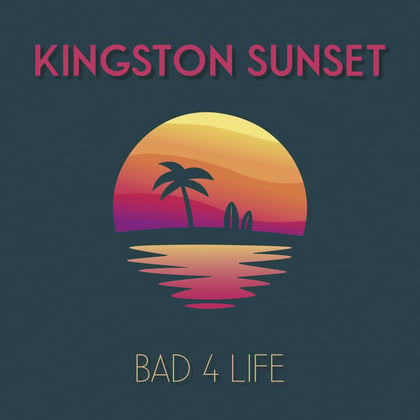 Kingston sunset album by MSDOS & Bad 4 Life - Drum and Bass Cover Art