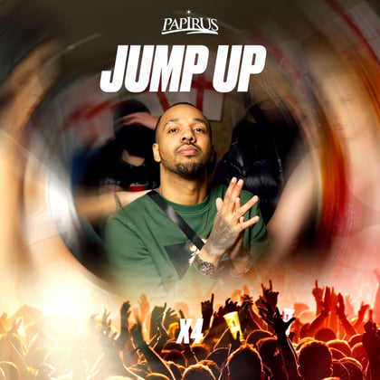 Jump Up album by Wiguez, Papirus & X4 - Drum and Bass Cover Art