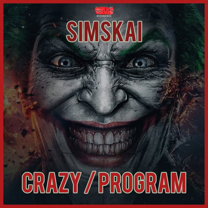 Crazy / Program album by Simskai - Drum and Bass Cover Art
