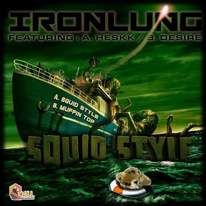 Squid Style album by Ironlung - Drum and Bass Cover Art